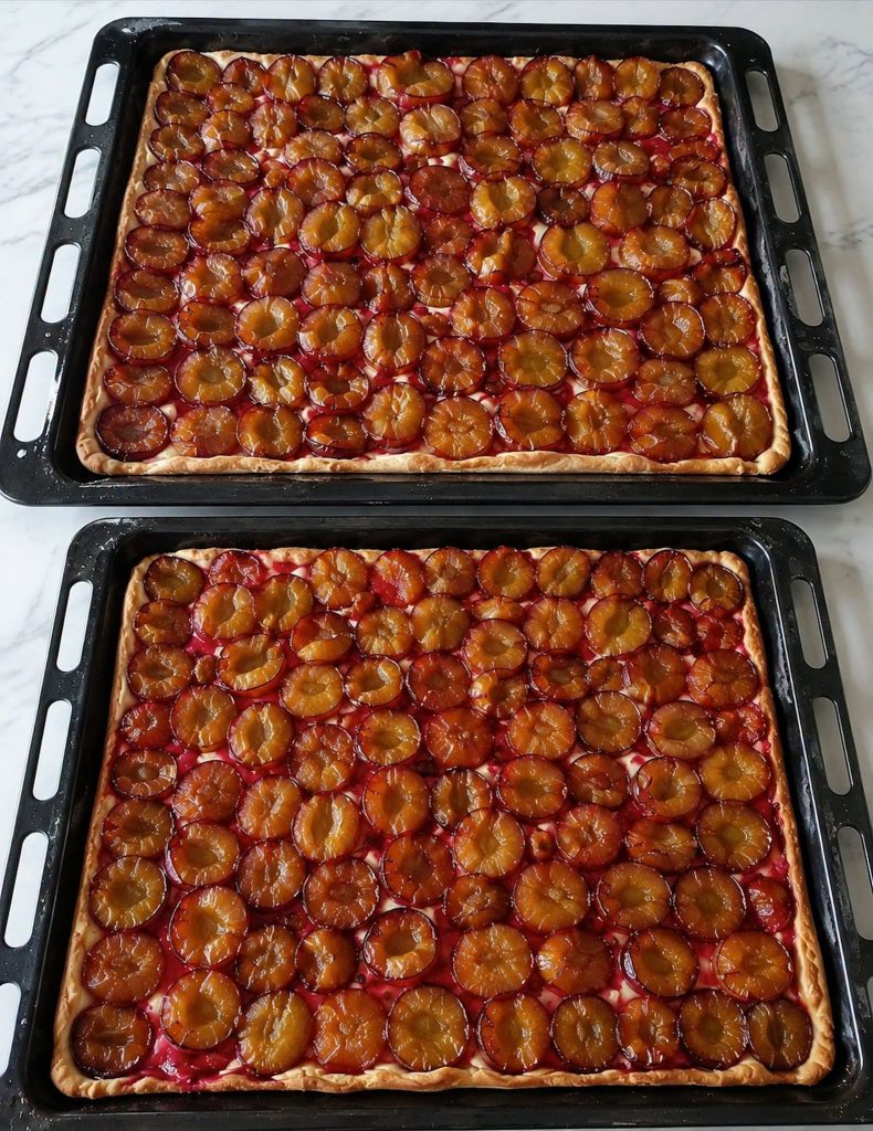 Varje augusti är det samma historia: Plommonträdet ger frukt och jag bakar.